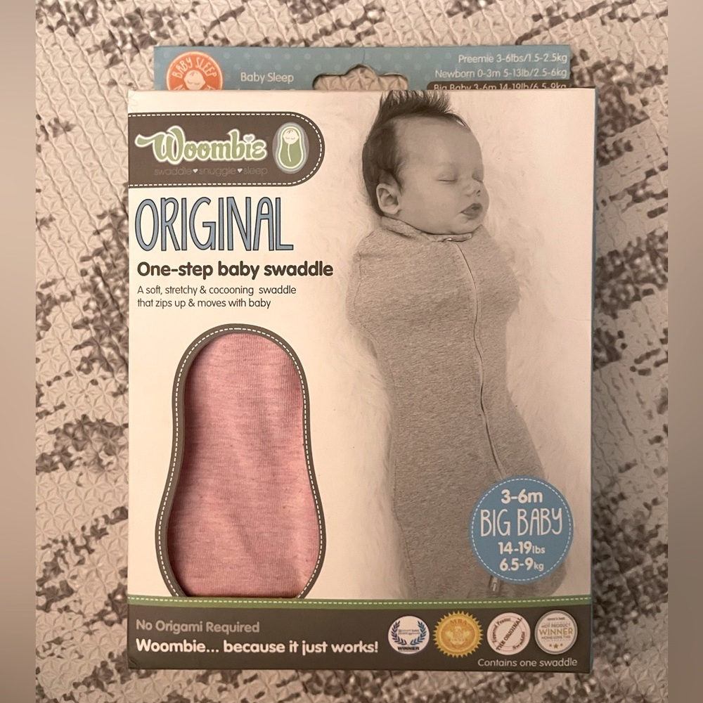 Woombie Original Baby Swaddle size 3-6M